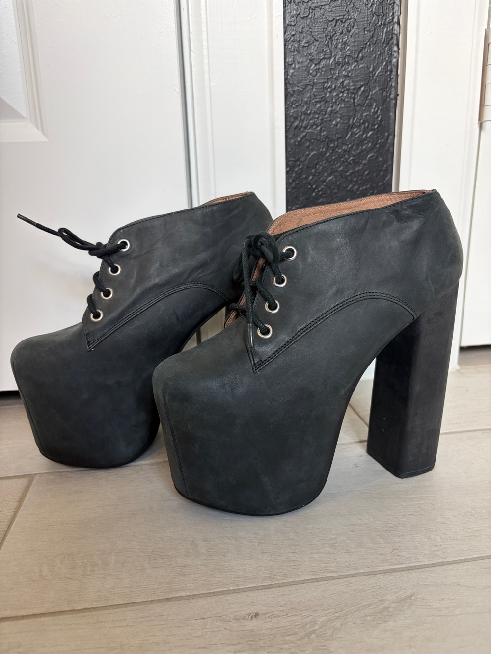 Jeffrey Campbell platform booties